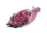 Gorgeous Pink Roses - 12 Stems Bouquet